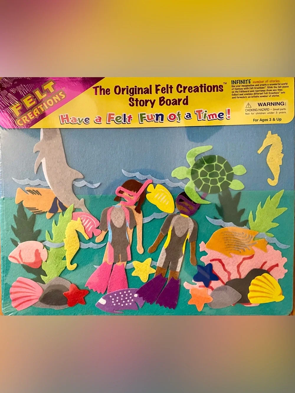 Deluxe 5 Piece Set Original Felt Creations Story Board Busy Book